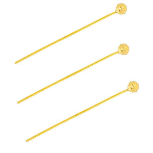 BY31&reg; Benodigdheden van Stainless steel Roestvrij staal (RVS) nietstiften with ball 35mm Gold