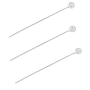 BY31&reg; Benodigdheden van Stainless steel Roestvrij staal (RVS) nietstiften with ball 35mm Silver