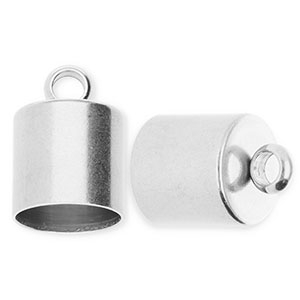 Benodigdheden van Stainless steel Roestvrij staal (RVS) eindkap &Oslash;10mm met oog Silver