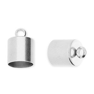 Benodigdheden van Stainless steel Roestvrij staal (RVS) eindkap &Oslash;6mm met oog Silver