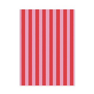 BY31&reg; Kaartjes voor sieraden straight lines Red-pink