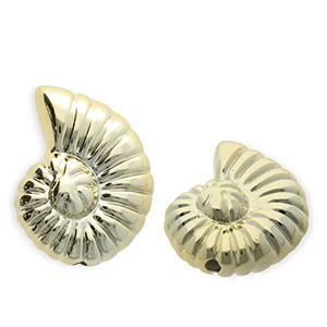Kralen van acryl shell Gold