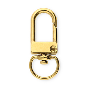 Benodigdheden van Stainless steel Roestvrij staal (RVS) sleutelhanger 32mm Gold