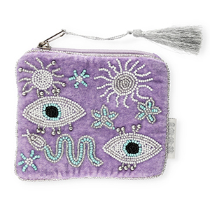 BY31&reg; Etui mystic Purple-white-turquoise blue-silver