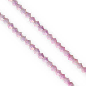 Top bicone facet kralen 4mm Lilac-AB coating