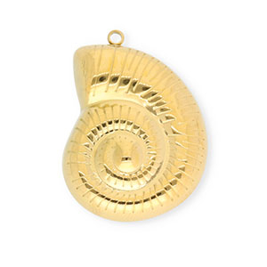 Bedels van Stainless steel Roestvrij staal (RVS) shell Gold