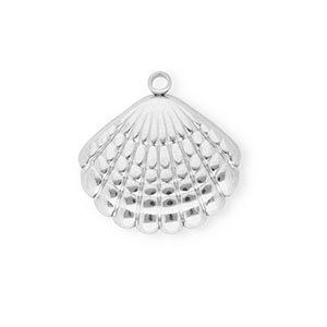 Bedels van Stainless steel Roestvrij staal (RVS) shell Silver