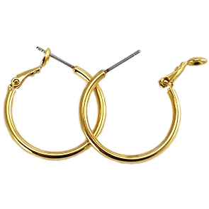 Metaal onderdelen DQ creolen 25mm Gold 