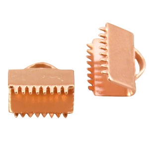 DQ lintklemmen 10mm Ros&eacute; goud 
