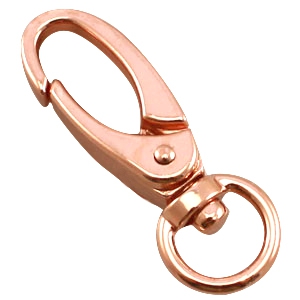 DQ sleutelhangers 46mm Ros&eacute; goud 