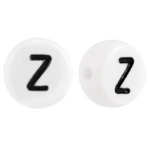 Acryl letterkraal letter Z Wit