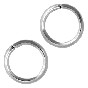 Benodigdheden van Stainless steel Roestvrij staal (RVS) buigringen 8mm Zilver