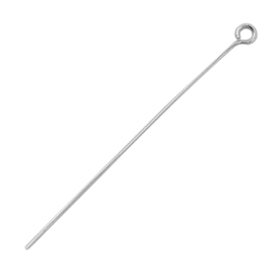 Stainless steel kettelstiften 50mm van roestvrij staal (RVS) Zilver