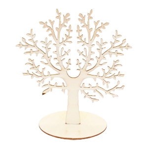 Sieraden display boom hout Natural (natuurlijke kleur van het hout)