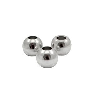 Metaal kralen TQ 6mm Antiek zilver