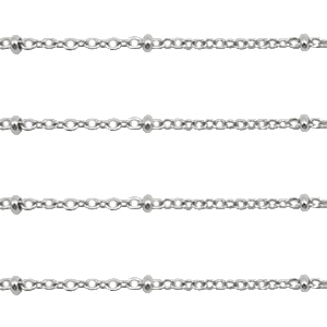Benodigdheden van Stainless steel Roestvrij staal (RVS) jasseron 1.4mm Zilver