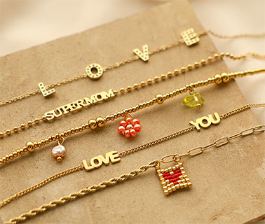 New in stainless steel oorbellen en armbanden