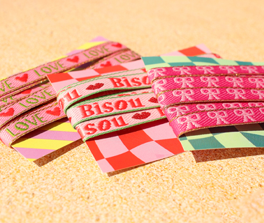 Nieuwe BY31&reg; tekstlint en bead stoppers