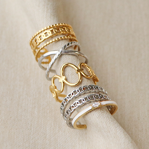 Cre&euml;er een prachtige ringen collectie met rvs ringen