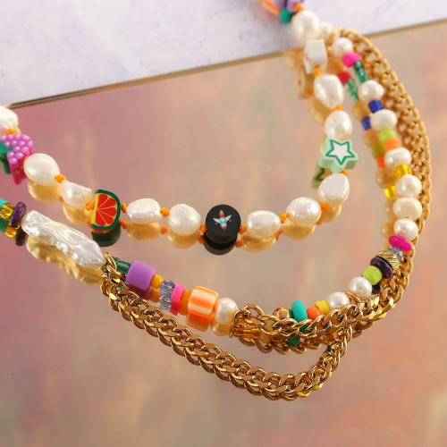 Kleurrijke sieraden inspiratie met polymeer kralen