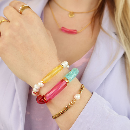 Get creative met acryl kralen tube voor zomerse sieraden