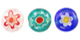 Millefiori glaskralen 