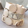 Cuoio & DQ leer met animal print