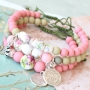 Geweldige armbandjes met keramiek kralen 