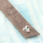 Gepersonaliseerde sleutelhangers van DQ leer met leertang