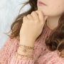 Sieraden inspiratie met ros&eacute; goud DQ metaal in combinatie met diverse rijgmaterialen!