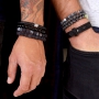 Mannensieraden met stoere kralen en natuurlijke materialen