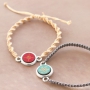 Nieuwe inspiratie met houten cabochons, Cuoio armbanden en macram&eacute; draad