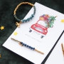 Armbandjes van nieuwe facet kralen + trendy sieradenkaartjes