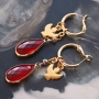 Kersttip: handmade oorbellen met hangers van crystal glas