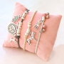 DIY sieraden met metaal, gekleurd elastiek en DQ metaal