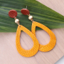 Maak zelf statement oorbellen met nieuwe hangers van imi leer, resin en rotan!
