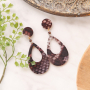 sssSnake print! Oorbellen en armbanden met slangenprint 