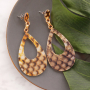 sssSnake print! Oorbellen en armbanden met slangenprint 