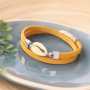 Hoe maak ik een echte statement armband met DQ leer plat?