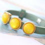 Cuoio armbanden met Polaris Elements kralen en cabochons