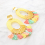 Zomerse statement oorbellen maken met resin hangers