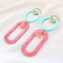 Zomerse statement oorbellen maken met resin hangers