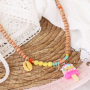Nieuwe letterkralen en fimo bedels in leuke armbandjes en kettinkjes!