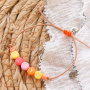 Nieuwe letterkralen en fimo bedels in leuke armbandjes en kettinkjes!