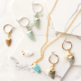 Maak de mooiste sieraden met onze nieuwe hangers van natuursteen