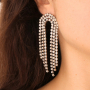 DIY: sprankelende oorbellen en armbanden van strass chain