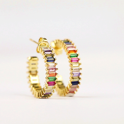 Shop deze eye-catchers zirconia sieraden rainbow voor je collectie