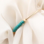 Armbanden en oorbellen met kokos kralen in een bohemian style: 