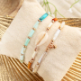 Deze sieraden kun je maken met de tube schelp kralen: 