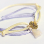 Aan de slag! Maak leuke armbandjes met draad van satijn: 